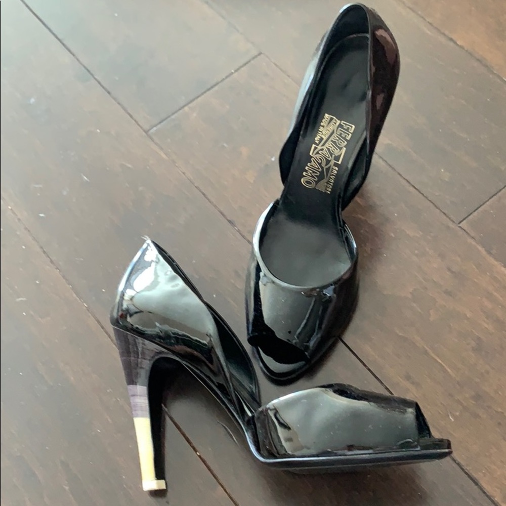 Salvatore Ferragamo patent heels
